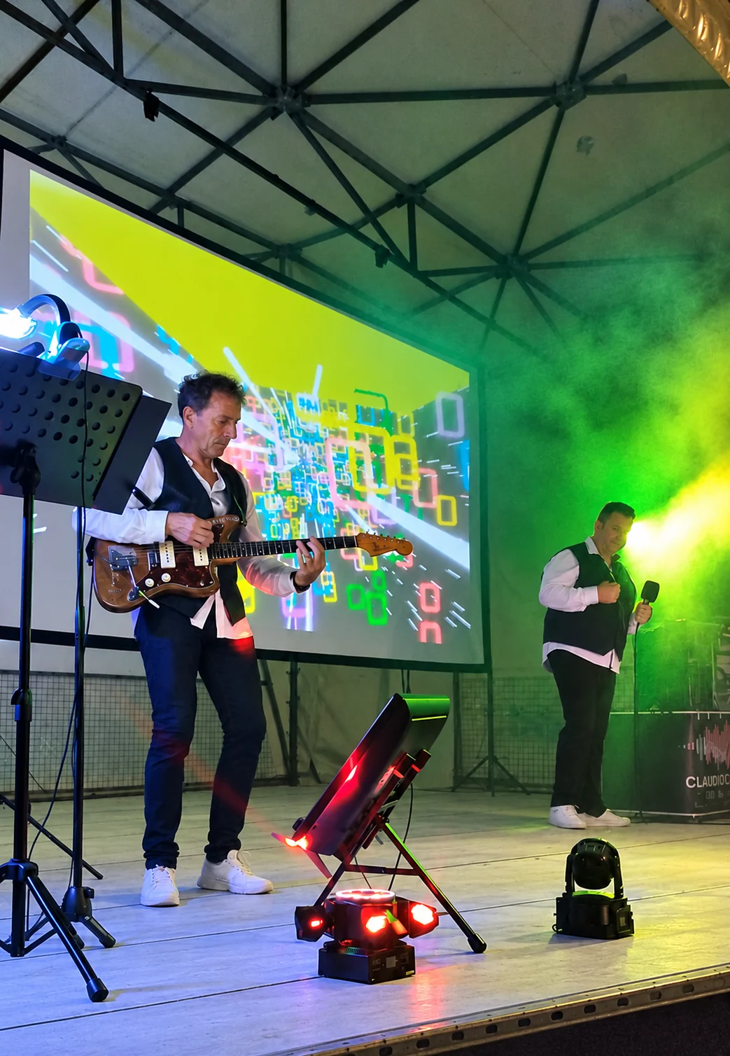 Claudio & David sul palco